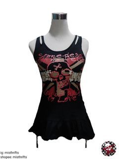 grunge punk tank top