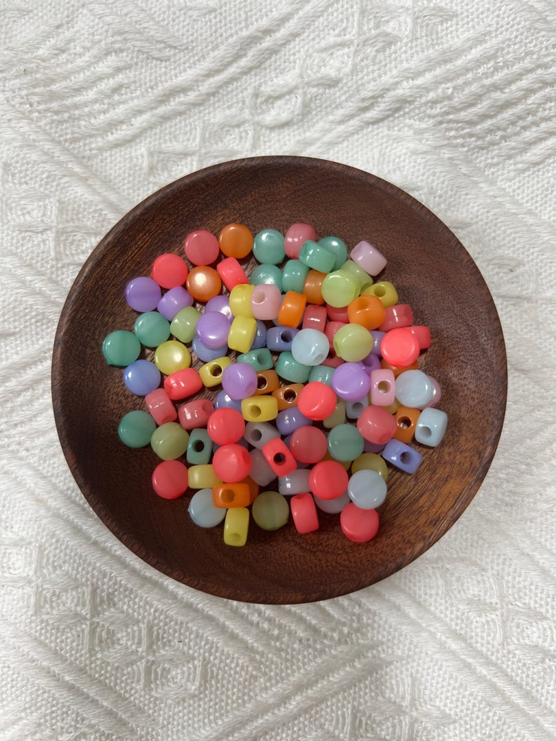 Gummy Circle Beads, Hobbies & Toys, Stationery & Craft, Craft Supplies