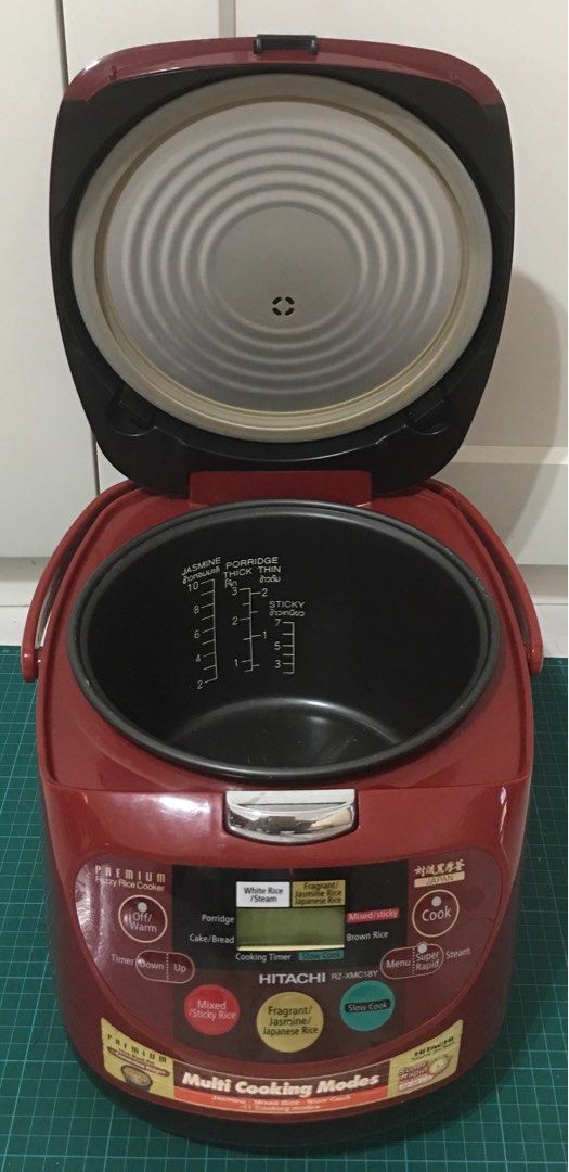Hitachi Rice Cooker 1.8 Litres RZXMC18Y, TV & Home Appliances, Kitchen