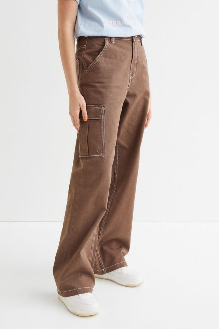 h&m brown jeans