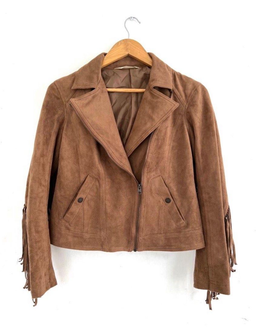 Hollister store suede jacket