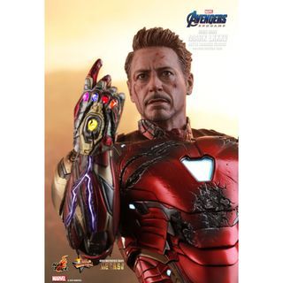 Hot Toys 1/6 Movie Masterpiece Diecast Iron Man Mark LXXXV MK85 (Battle Damaged Version) From Avengers Movie - Endgame