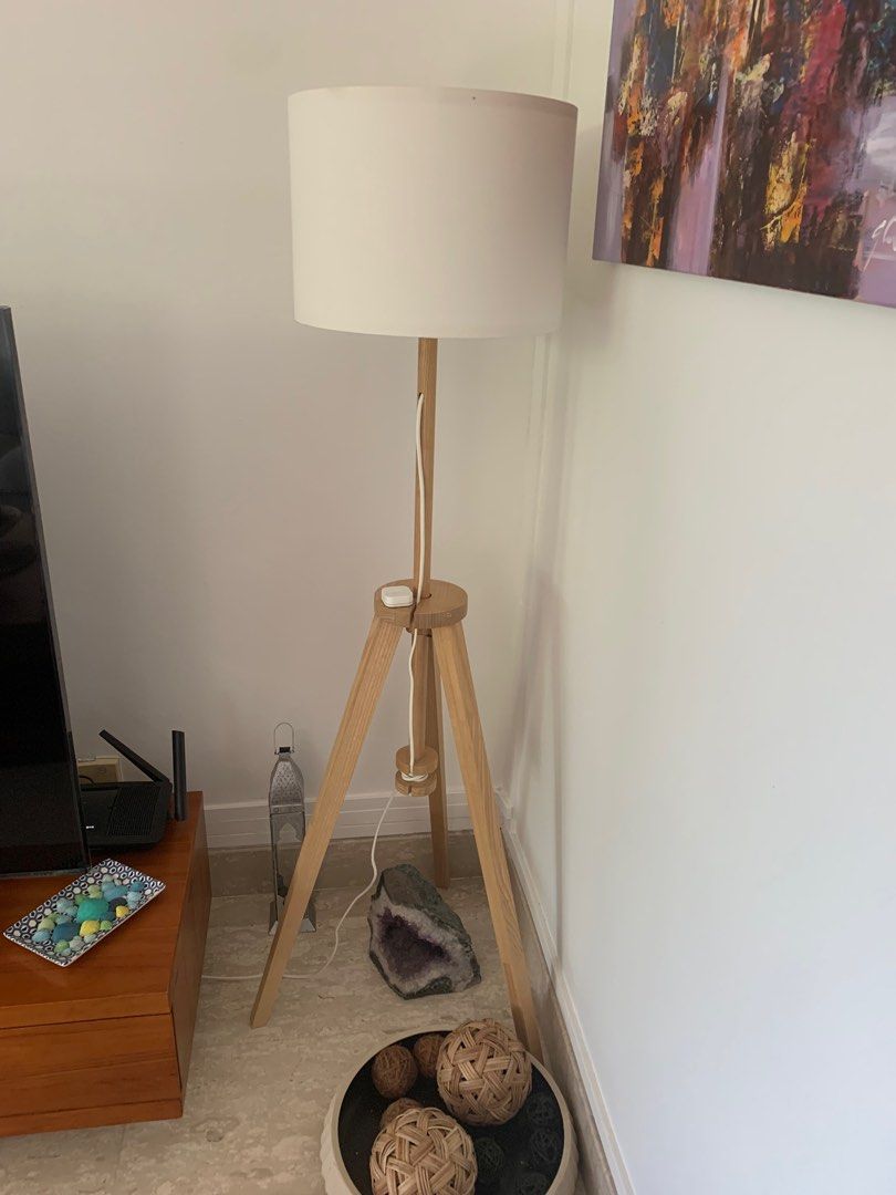 Ikea lamp with dimmer, Furniture & Home Living, Lighting & Fans, Lighting on Carousell