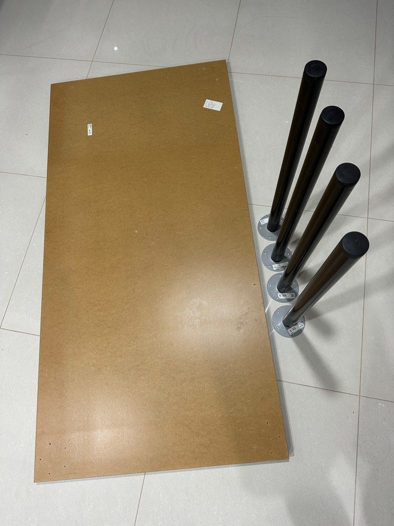 IKEA Linnmon table top and Adils legs, Furniture & Home Living