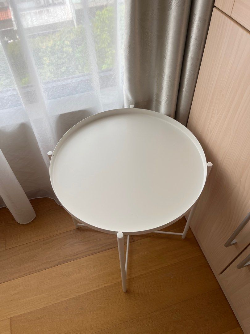 Ikea metal side table, Furniture & Home Living, Furniture, Tables