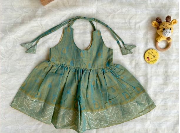 Girl baby silk dress store