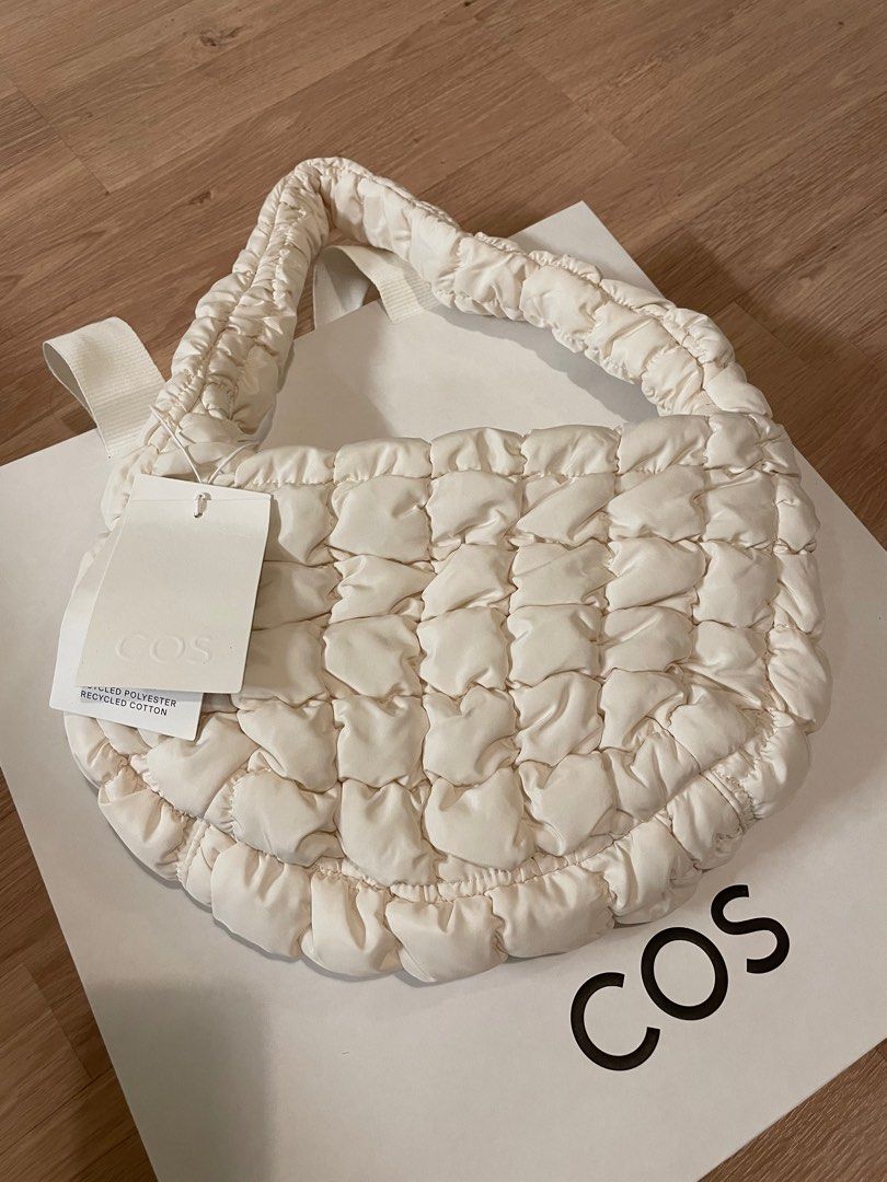 finally found the cream version of the @COS quilted mini bag