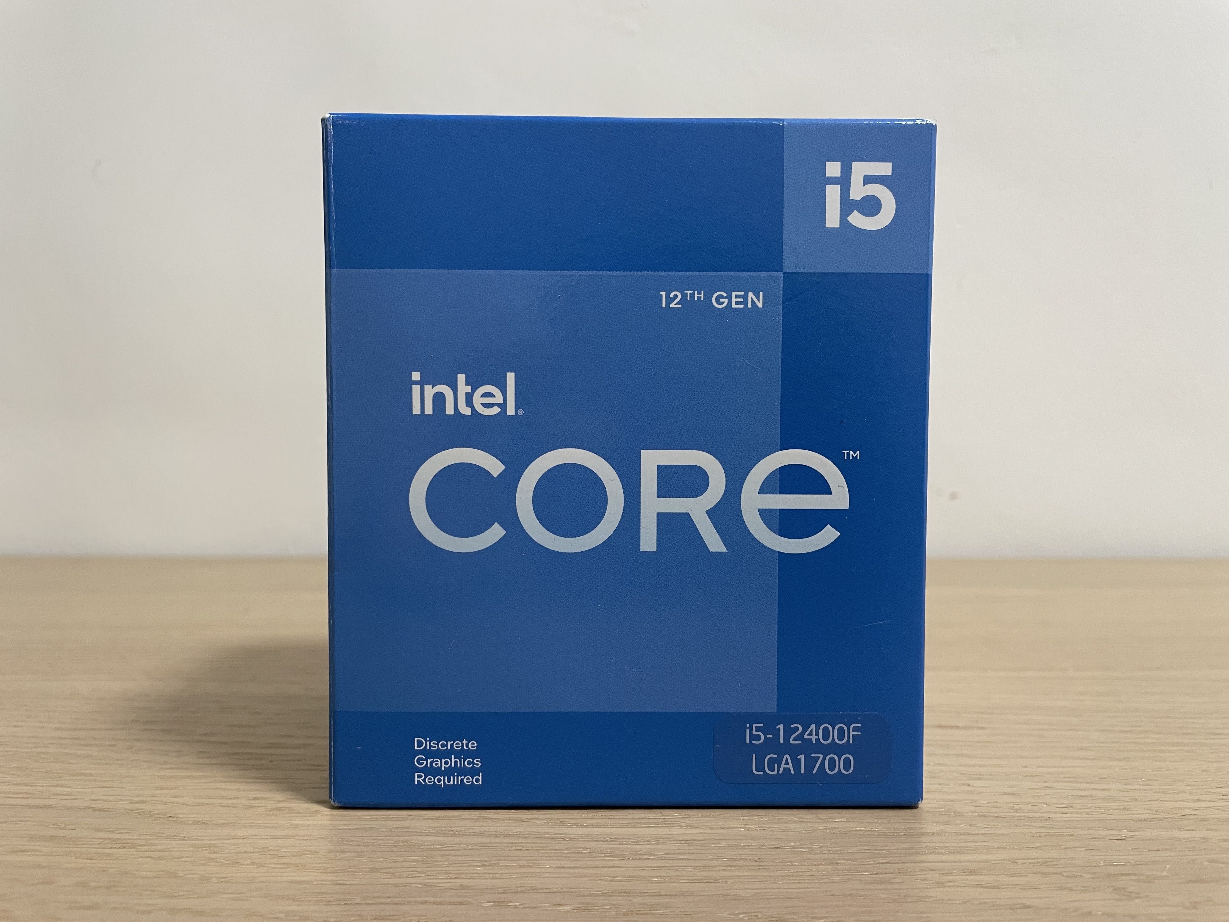 Intel® Core™ i5-12400F CPU 保固至2025.7 原廠風扇全新未使用
