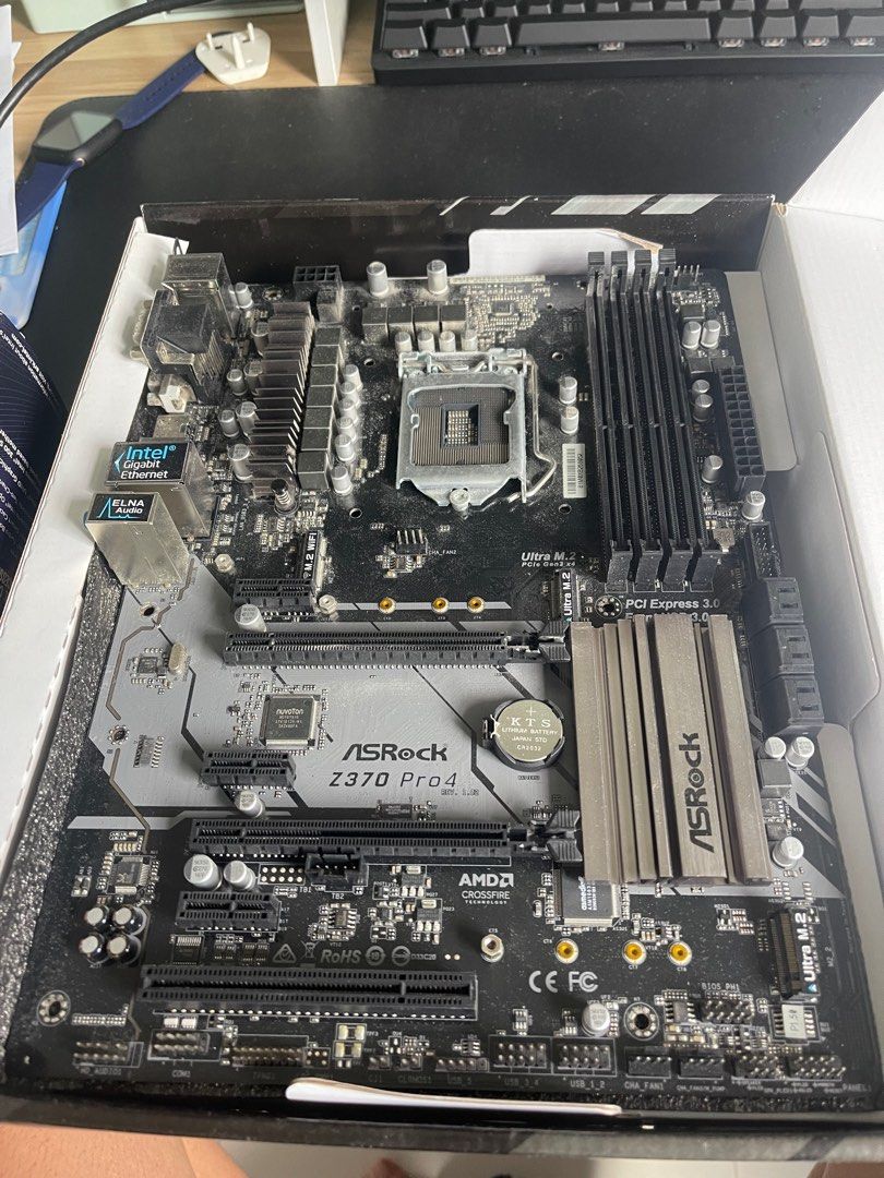 PC/タブレット PCパーツ Intel core i5-8400 CPU + ASRock z370 Pro4 motherboard, Computers 