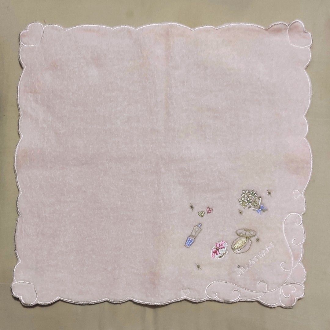 Jill Stuart face towel (Category: Bath) located in Manila. Submitted by the_simple_things (Listing ID 1228630807, Image 2). Description: Authentic Jill Stuart face towel Japan-sourced Like new condition very nice in actual embroidered details dainty pink.