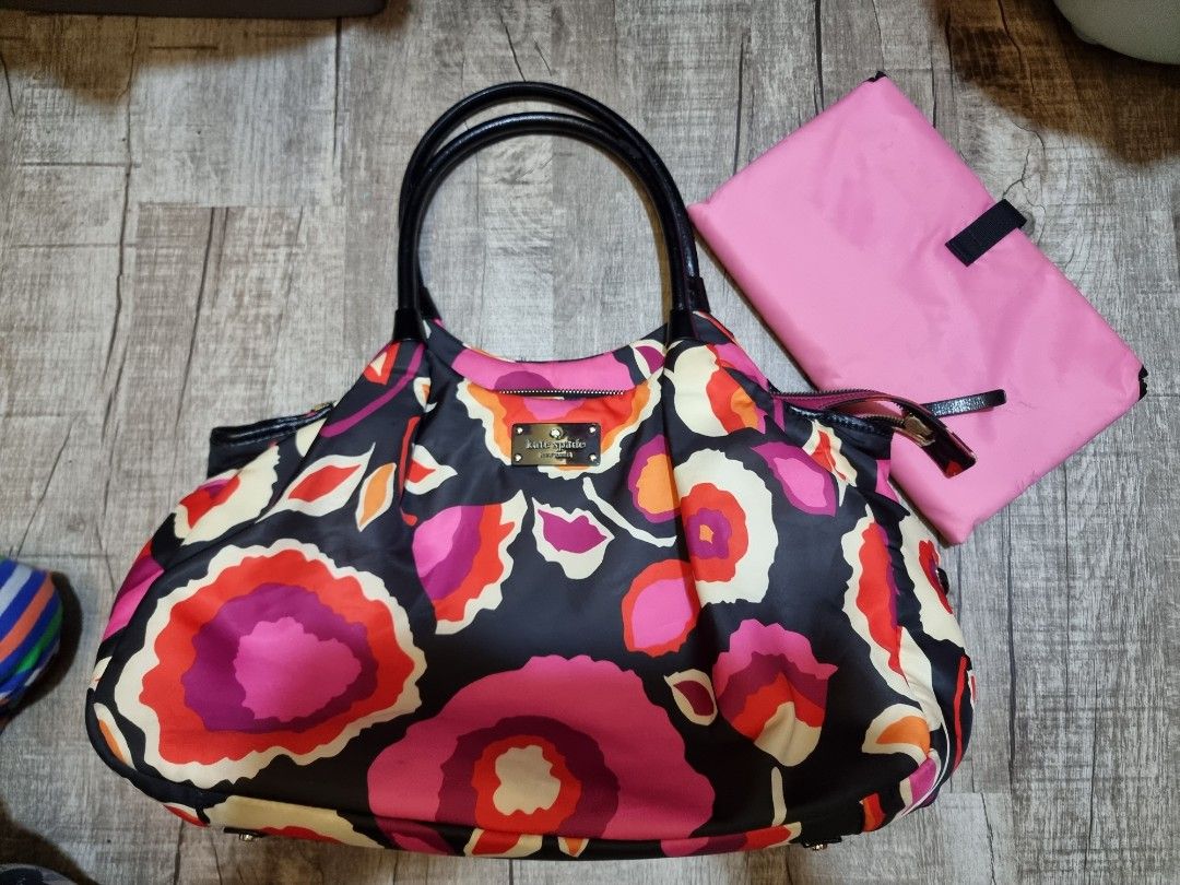 Kate Spade Diaper Bag Stevie pink floral