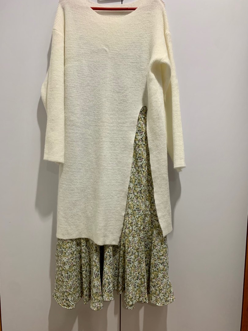 Knit dress set, Women's Fashion, Dresses & Sets, Dresses on Carousell