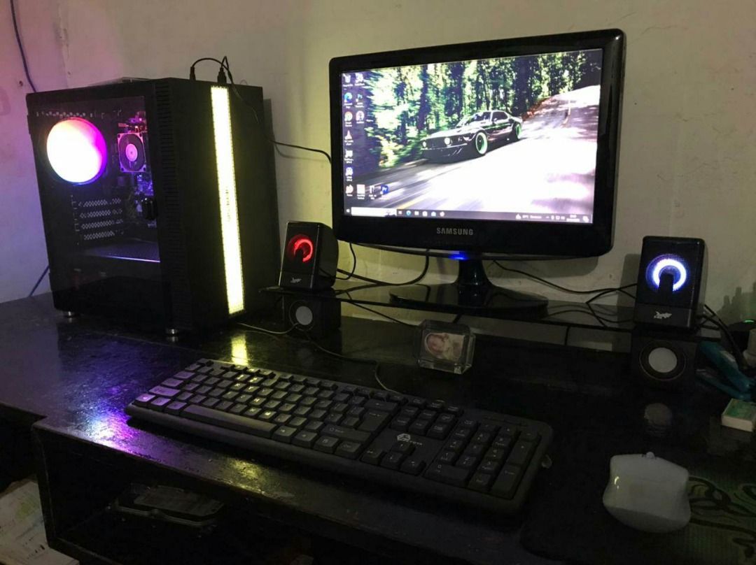 Komputer gaming Fullset CPU baru Games banyak on Carousell