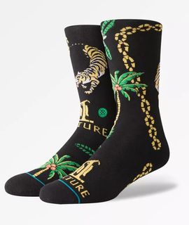 (L Size)Stance MIGOS Culture II Black Crew Socks中筒襪629376386357781119