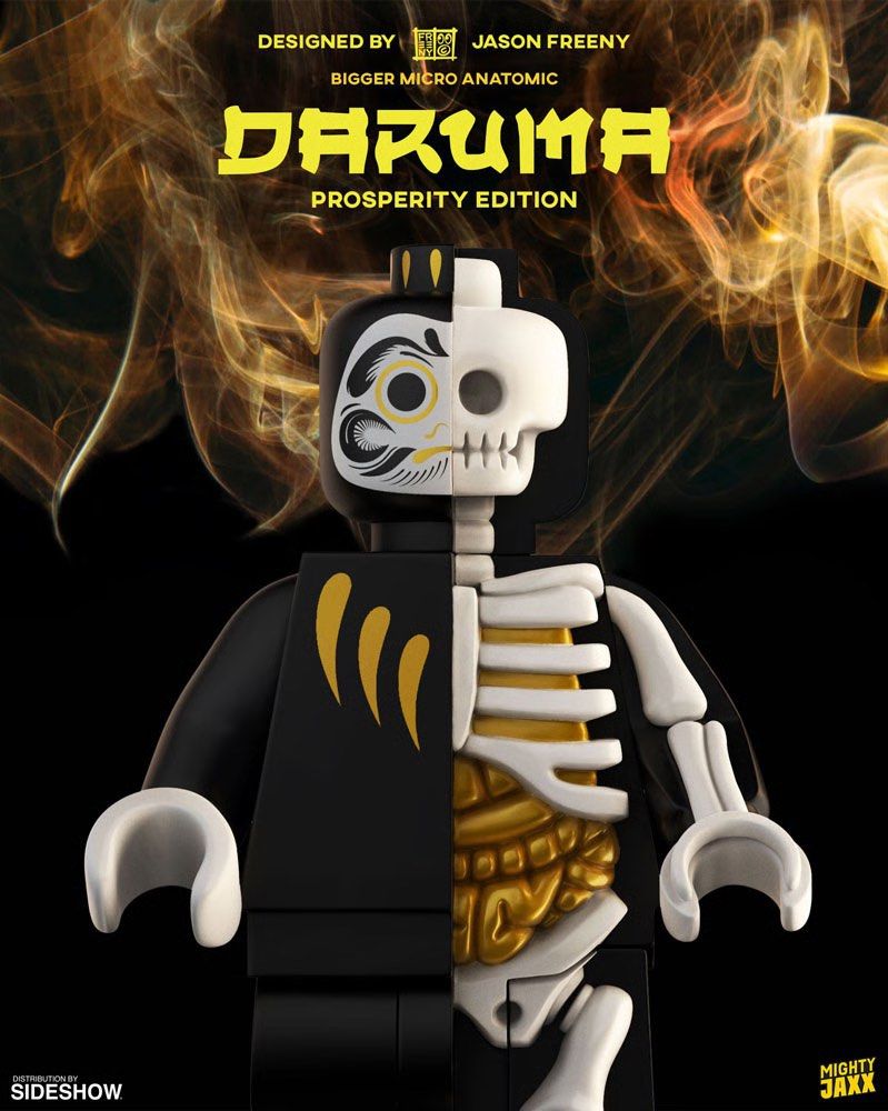 LEGO BIGGER MICRO ANATOMIC DARUMA (PROSPERITY EDITION) BY JASON 