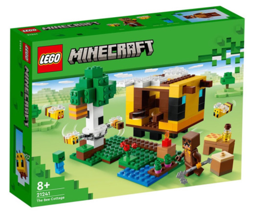 navneord sejle det tvivler jeg på Lego Minecraft The Bee Cottage (21241), Hobbies & Toys, Toys & Games on  Carousell