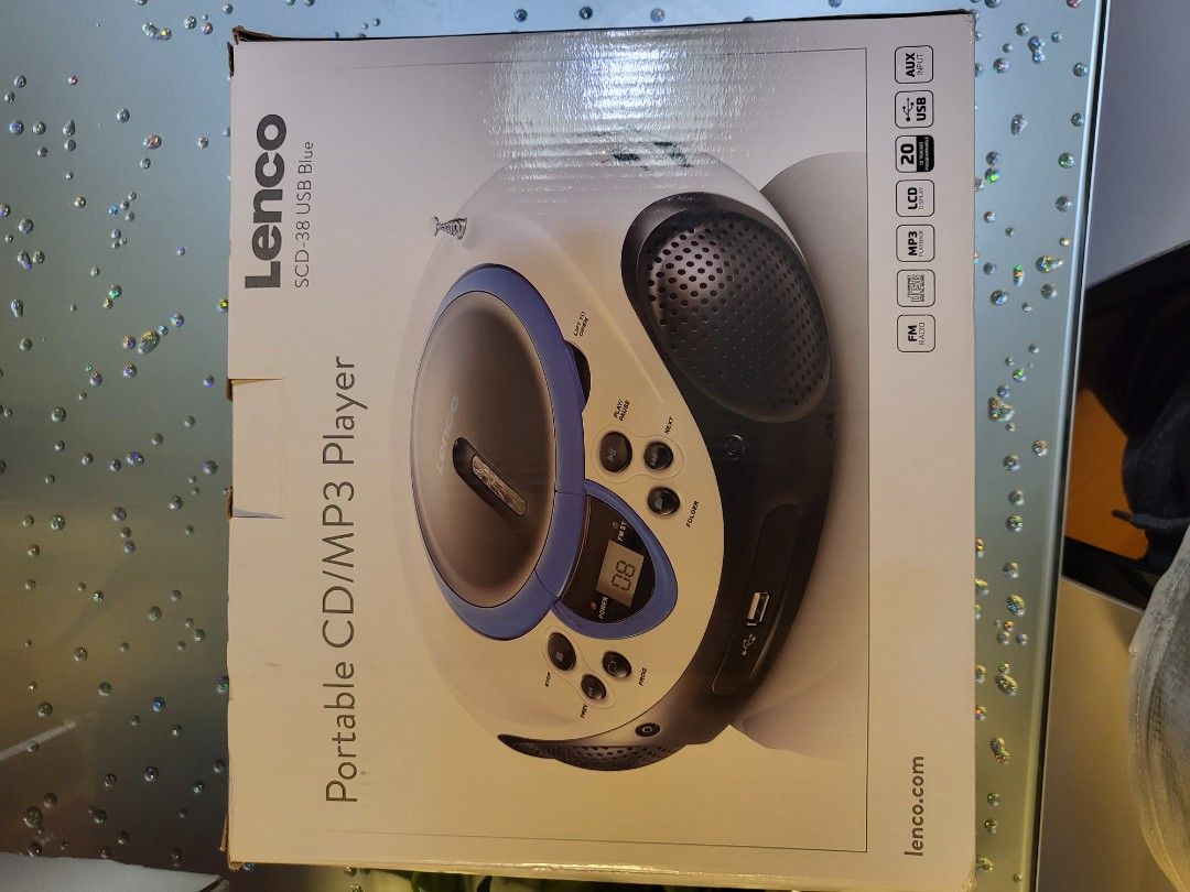 Lenco Portable CD/MP3 音響器材, 音樂播放裝置MP3及CD Player, Carousell - Player