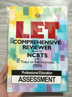 LET Comprehensive Reviewer Professional Education: Assessment