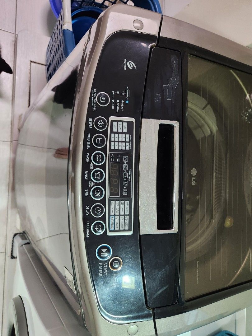LG Inverter Direct Drive Top Loader washer, TV & Home Appliances