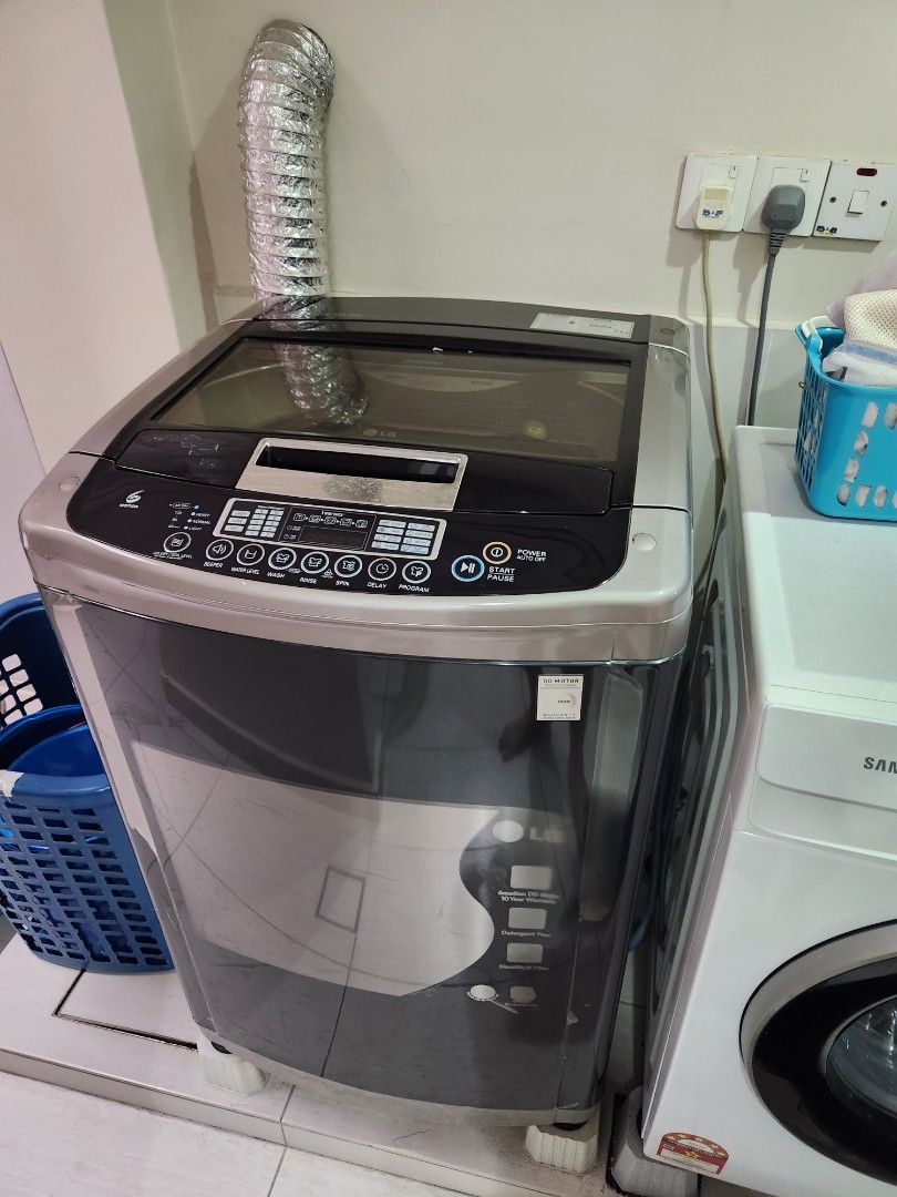 LG Inverter Direct Drive Top Loader washer, TV & Home Appliances