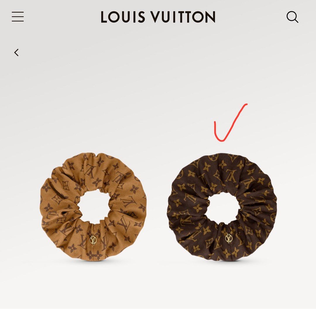 Louis Vuitton VUITTAMINES Scrunchies Set, Pink, One Size