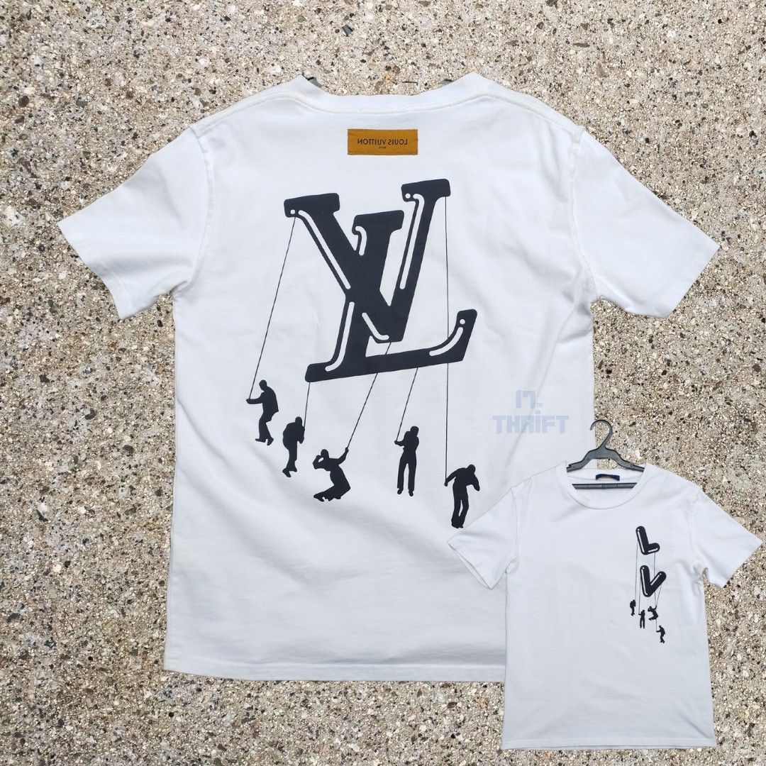 LV T-Shirt, Men's Fashion, Tops & Sets, Tshirts & Polo Shirts on
