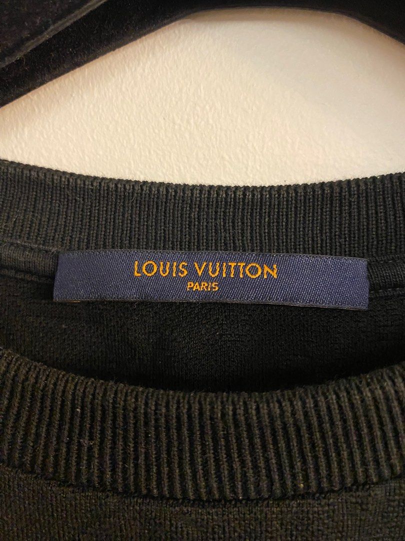 Louis Vuitton Grey Monogram With Big Logo Center Shirt - Tagotee