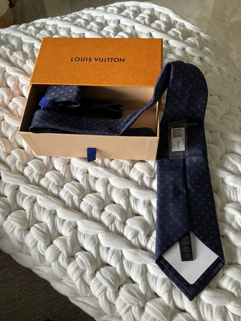 Louis Vuitton Monogram Monogram Classic Tie 2021-22FW, Navy