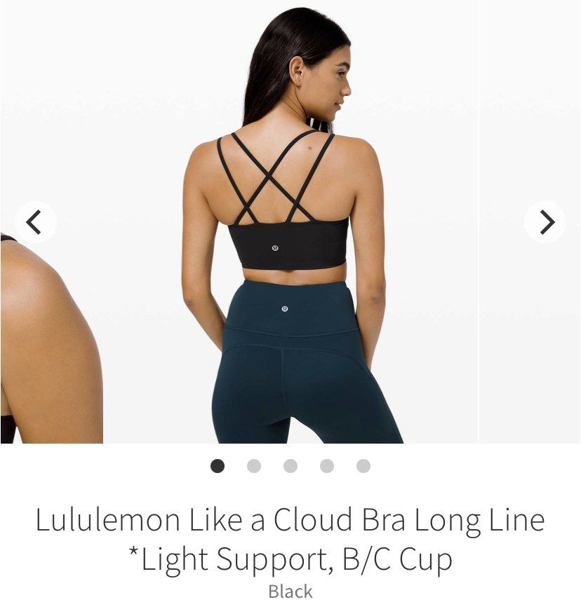 Lululemon Like a Cloud Ribbed Longline Bra *Light Support, B/C Cup