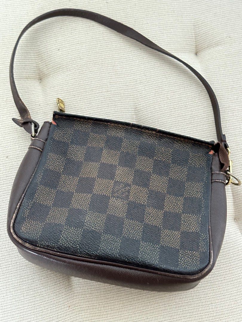 Louis Vuitton Damier Ebene Trousse Pochette Brown