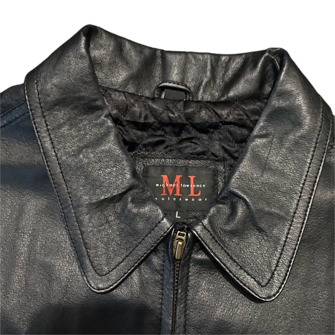 Michael lawrence leather best sale jacket