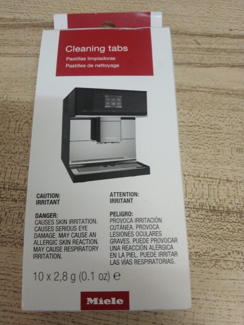 Miele Cleaning tablets for coffee machine brew unit, TV & Home