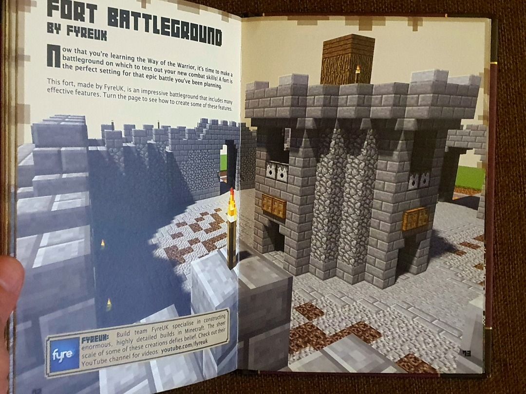 Minecraft Combat Handbook - Hard Cover, Hobbies &amp; Toys, Books ...