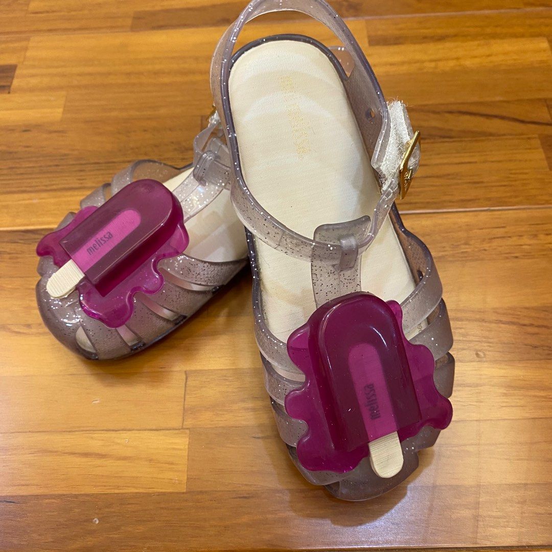 Mini melissa hotsell popsicle shoes