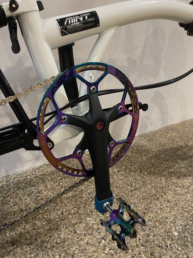 MINT 9speed Tri fold foldie foldable bike with mods, Sports Equipment