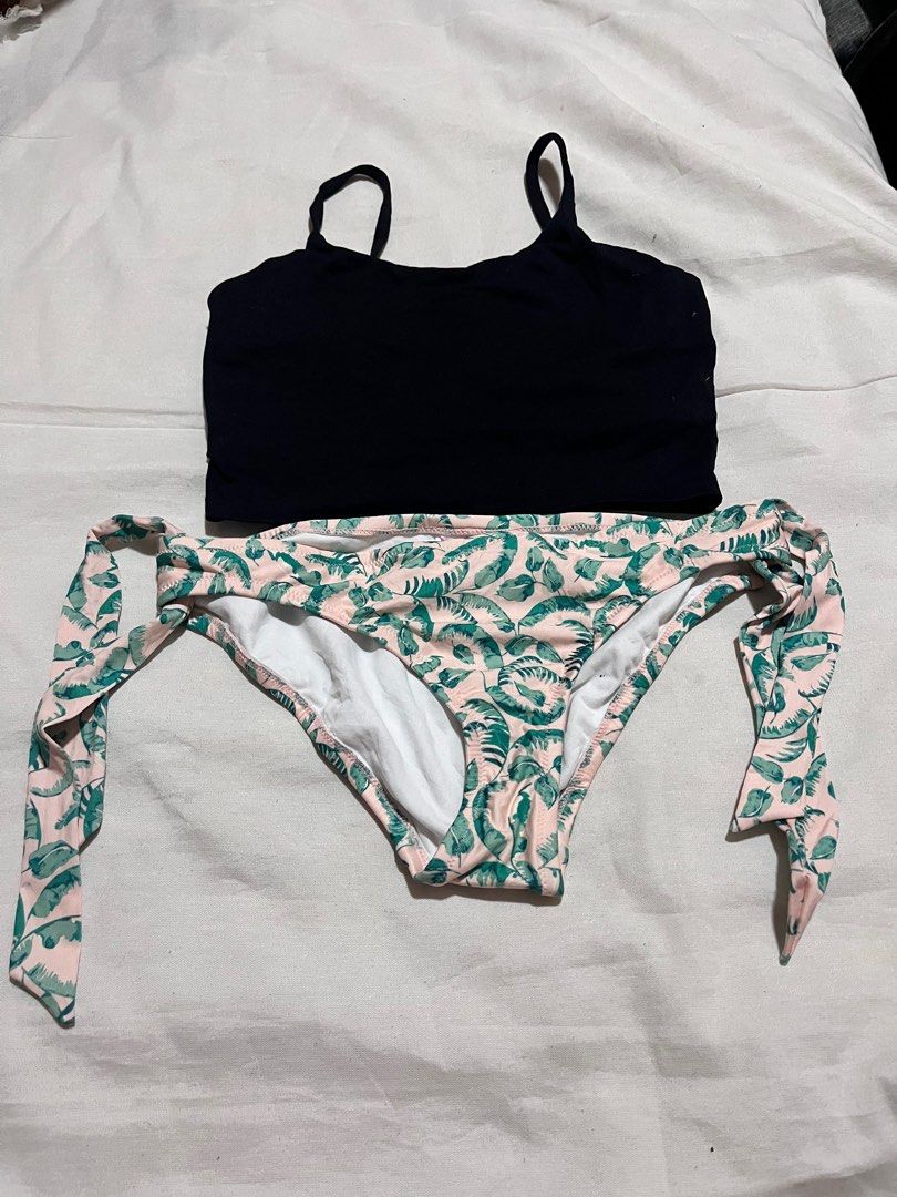 MIX AND MATCH TWO PIECE SWIMSUIT on Carousell