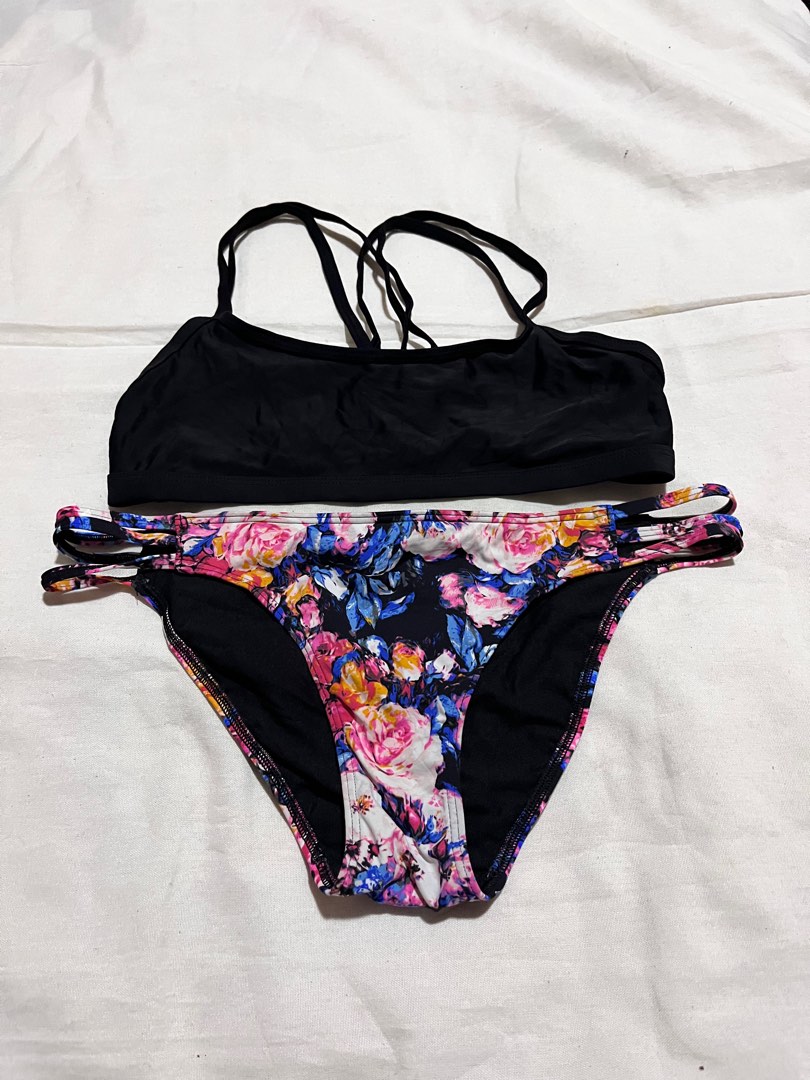 MIX AND MATCH TWO PIECE SWIMSUIT, Women's Fashion, Swimwear, Bikinis