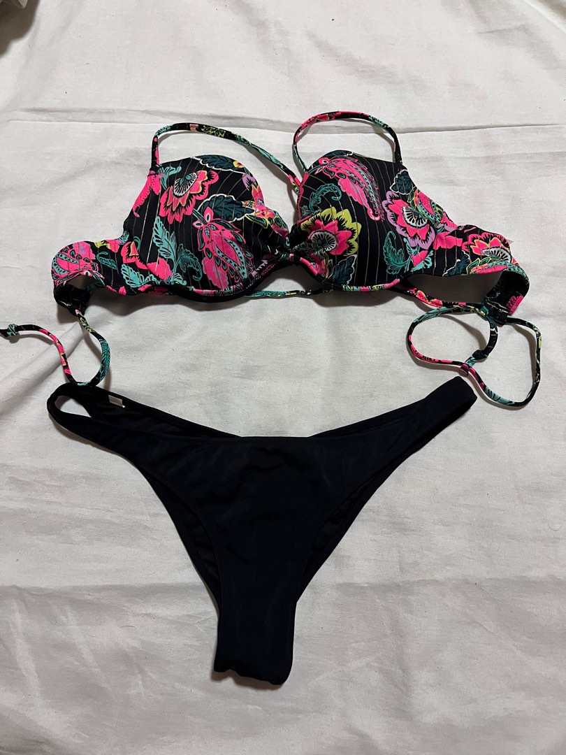MIX AND MATCH TWO PIECE SWIMSUIT on Carousell
