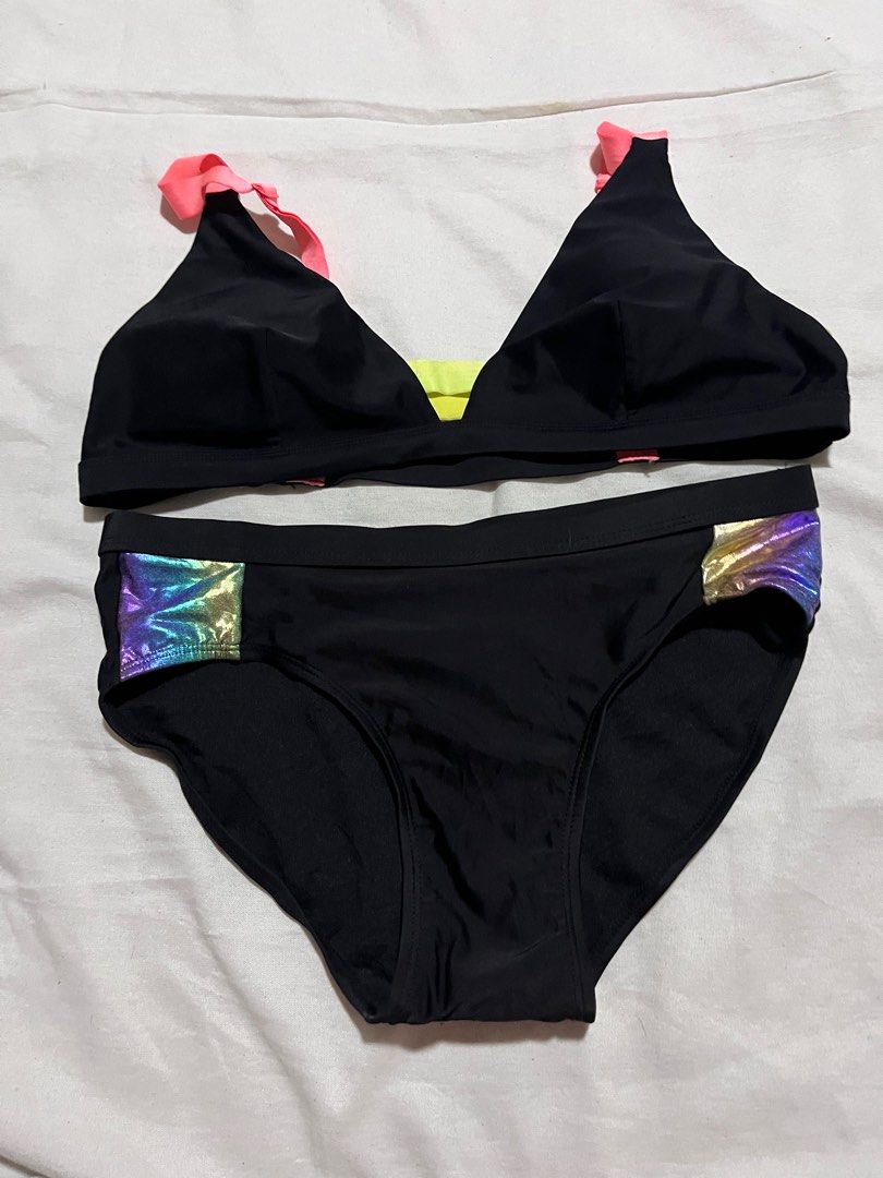 MIX AND MATCH TWO PIECE SWIMSUIT on Carousell