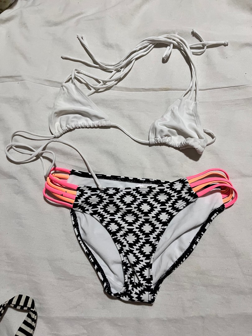 MIX AND MATCH TWO PIECE SWIMSUIT on Carousell