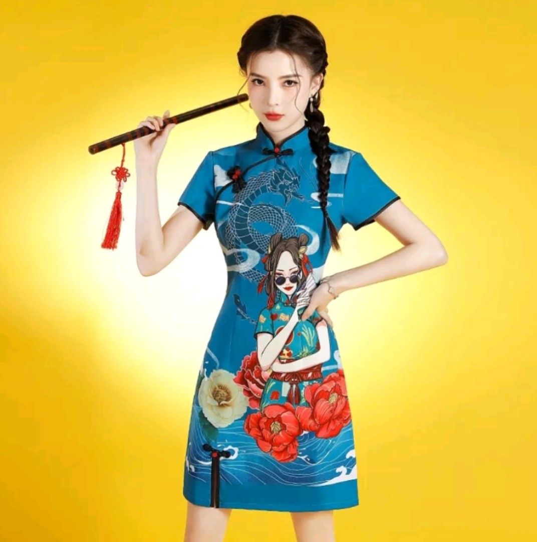 Modern Cheongsam Women s Fashion Dresses Sets Traditional