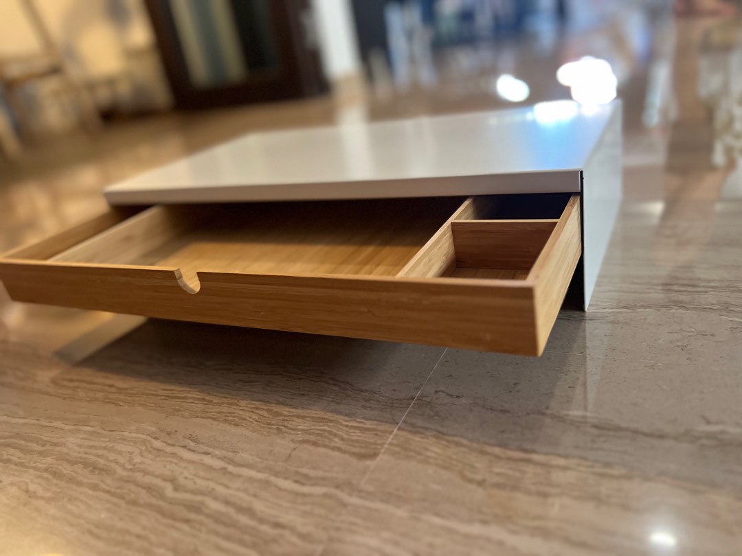 Monitor/ laptop stand with drawer, Furniture & Home Living, Furniture