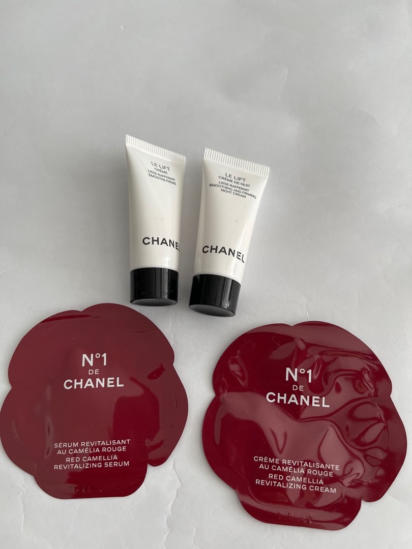 NEW BUNDLE} CHANEL Le Lift smooths-firms, Le Lift night cream, red camelia  cream & serum, Beauty & Personal Care, Face, Face Care on Carousell