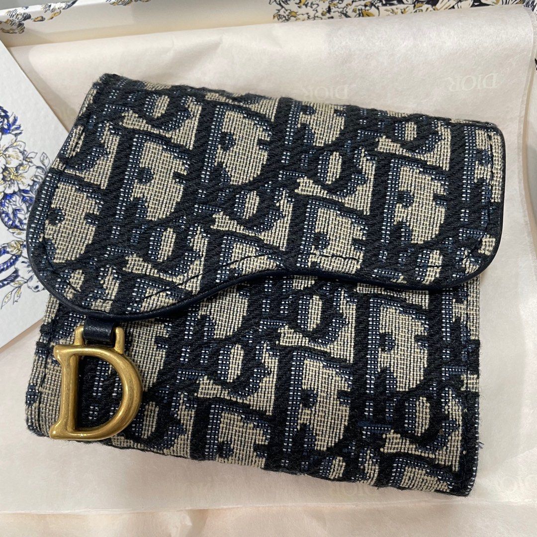 NEW Dior Saddle Lotus Wallet FREE DELIVERY Women s Fashion Bags Wallets Wallets Card Holders on Carousell