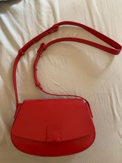 Nico Giani red sling bag 100% genuine leather