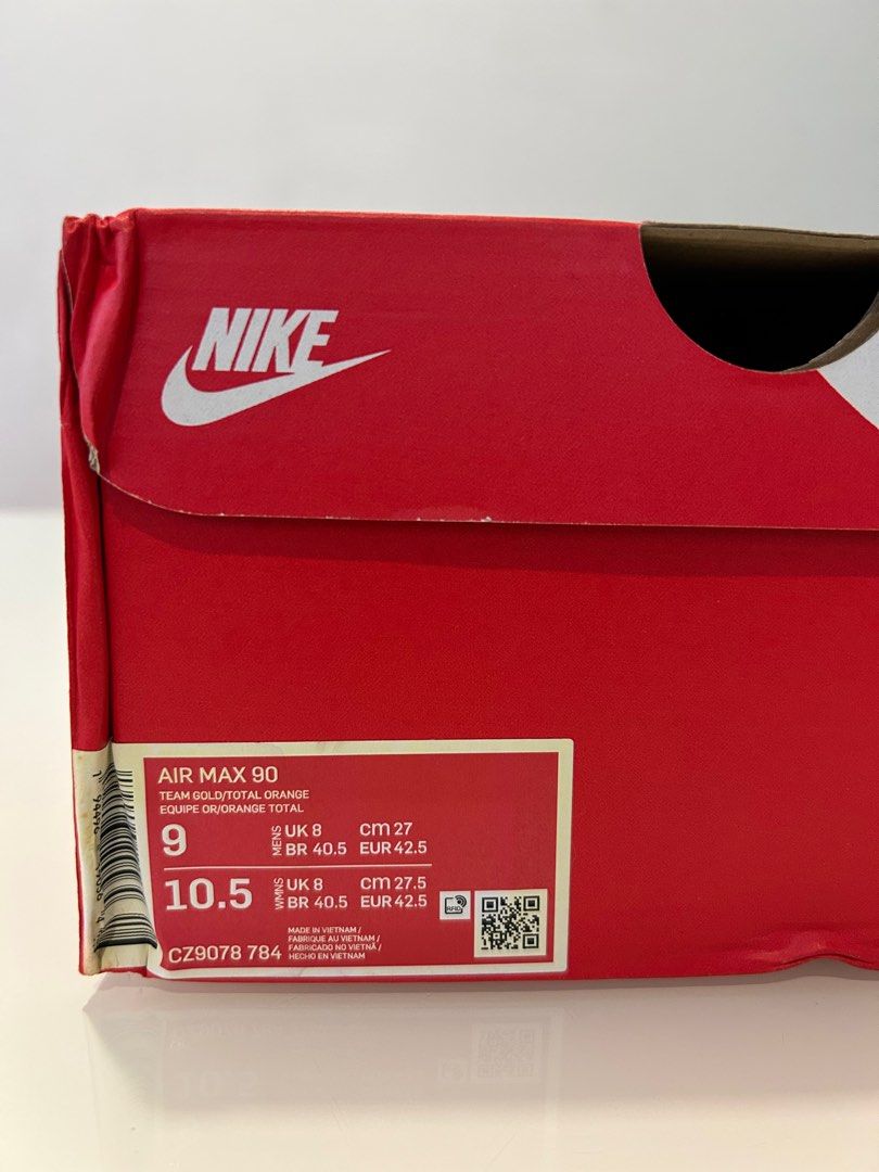 airmax 90 trail team gold