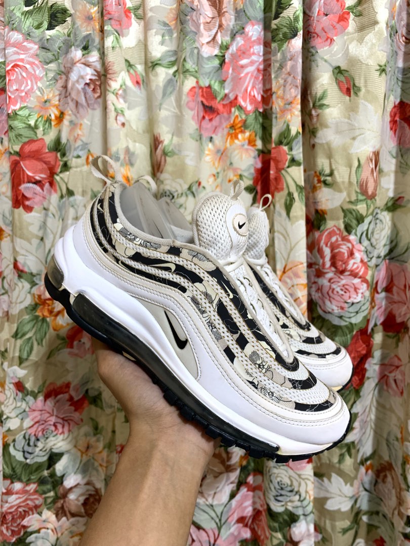 nike air max 97 floral white