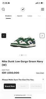 Nike Dunk Low Gorge Green Navy