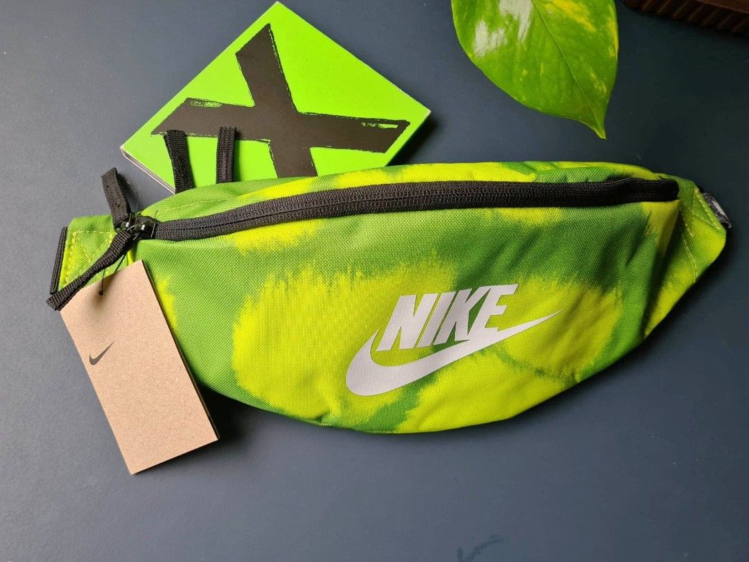 Neon green nike fanny pack shop