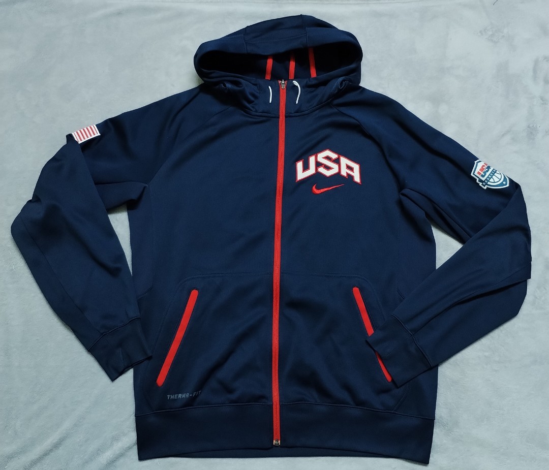 Nike Therma fit Team Usa Basketball Olympic Jacket on Carousell